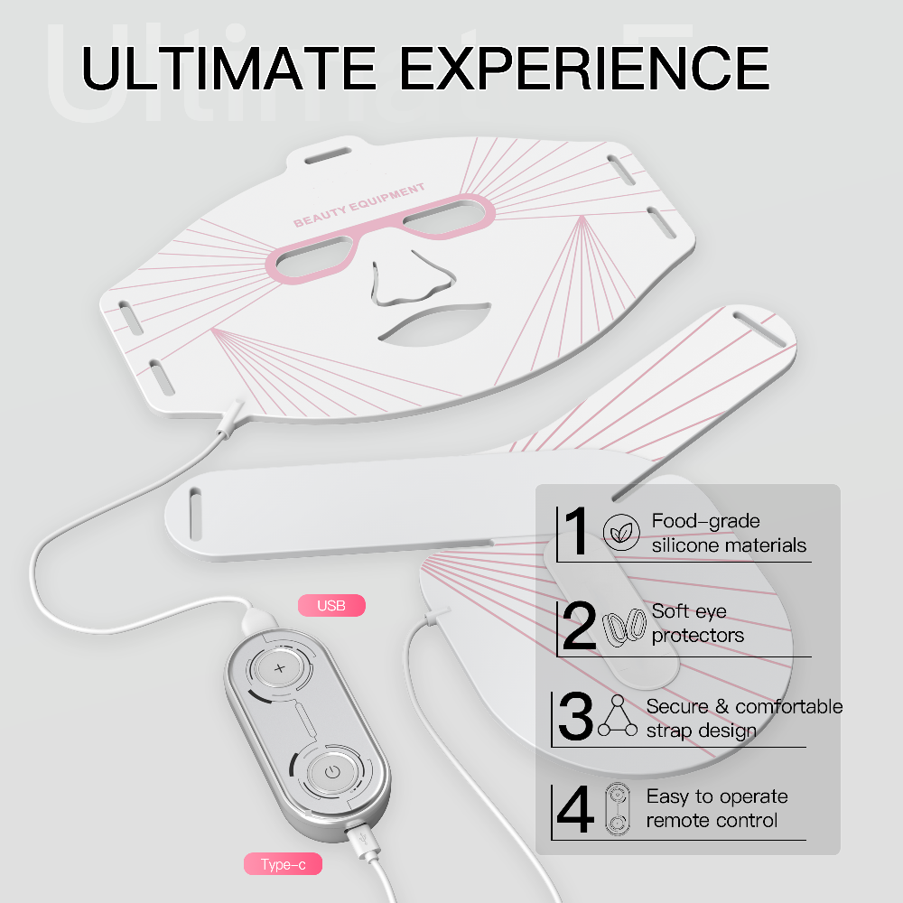 MN9 Led Face and Neck Mask Light Therapy